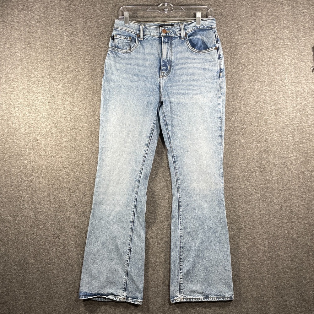 Johnny Was Milan Boot Cut Jeans Womens Size 29 Light Blue Mid Rise Denim